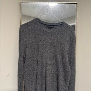 Banana Republic Charcoal Knit Crew Neck Sweater